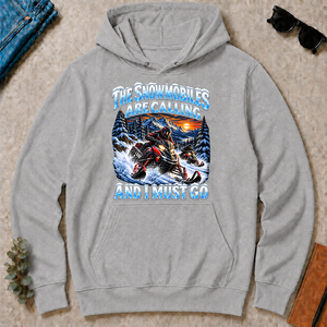 Snowmobiles Are Calling And I Must Go - sport-grey - HS2D-SportGrey