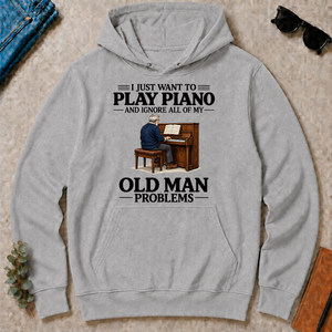 I Just Want To Play Piano - sport-grey - HS2D-SportGrey