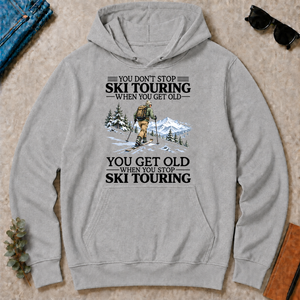 Don't Stop Ski Touring Vintage Art - sport-grey - HS2D-SportGrey
