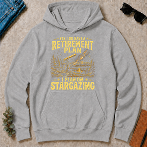 I Do Have A Retirement Plan I Plan On Stargazing - sport-grey - HS2D-SportGrey