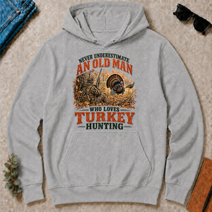 An Old Man Loves Turkey Hunting - sport-grey - HS2D-SportGrey