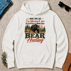 I'm Thinking About Bear Hunting - white - HS2D-White
