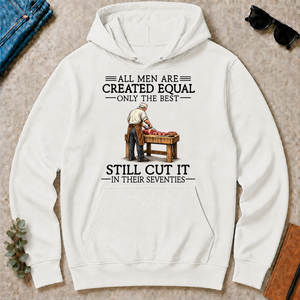 All Men Are Created Equal Only The Best Still Cut It 70s - white - HS2D-White