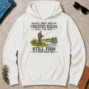 All Men Are Created Equal Only The Best Still Fish 90s - white - HS2D-White