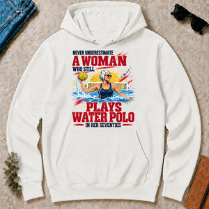 A Woman Still Plays Water Polo In Her 70s - white - HS2D-White