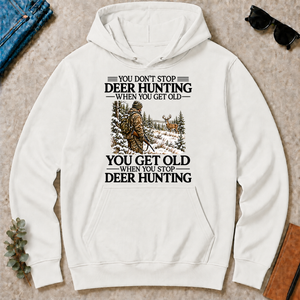 Don't Stop Deer Hunting Man Snow - white - HS2D-White