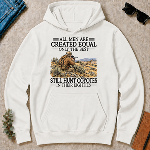 All Men Are Created Equal Coyote Hunting 80s - white - HS2D-White