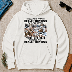 Don't Stop Beaver Hunting Snow - white - HS2D-White