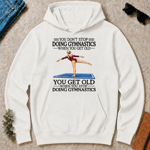Don't Stop Doing Gymnastics Woman - white - HS2D-White