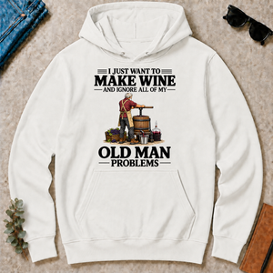 I Just Want To Make Wine - white - HS2D-White