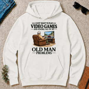 I Just Want To Play Video Games - white - HS2D-White