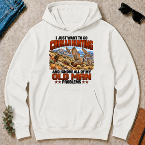 I Just Want To Chukar Hunting - white - HS2D-White