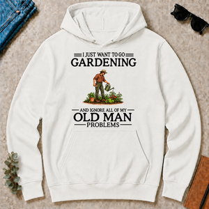 I Just Want To Go Gargening - white - HS2D-White