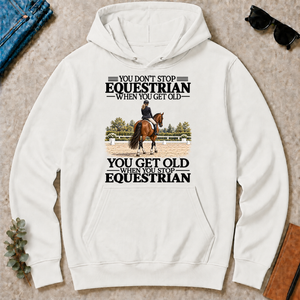 Don't Stop Equestrian - white - HS2D-White