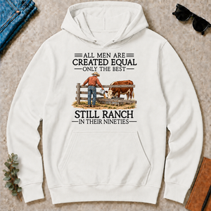 All Men Are Created Equal Only The Best Still Ranch 90s - white - HS2D-White