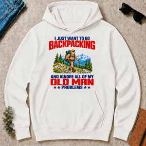 I Just Want To Go Backpacking - white - HS2D-White