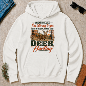 I'm Thinking About Deer Hunting - white - HS2D-White