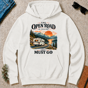 Traveling The Open Road Is Calling And I Must Go - white - HS2D-White
