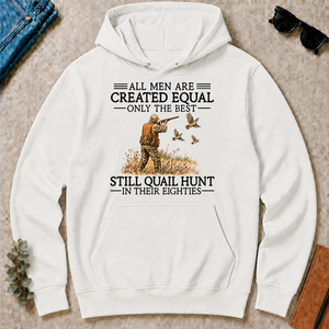 All Men Are Created Equal Quail Hunting 80s - white - HS2D-White