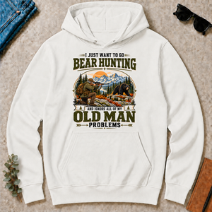 I Just Want To Go Bear Hunting & Ignore All Old Man Problems - white - HS2D-White
