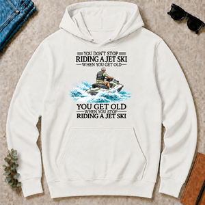 Don't Stop Riding Jet Ski - white - HS2D-White