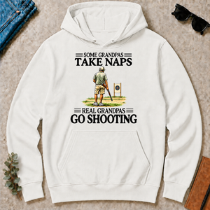 Real Grandpas Go Shooting Vintage - white - HS2D-White