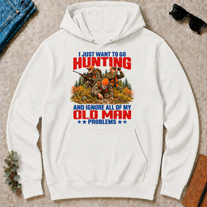 I Just Want To Hunting - white - HS2D-White