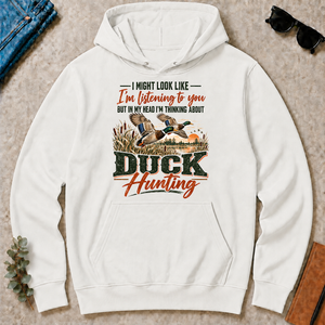 I'm Thinking About Duck Hunting - white - HS2D-White
