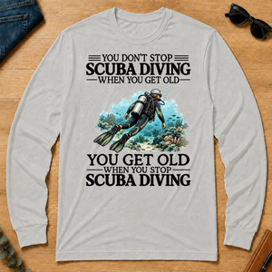 Don't Stop Scuba Driving - ash - LST2D-Ash