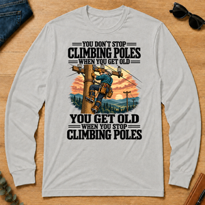 You Get Old When You Stop Climbing Poles - ash - LST2D-Ash
