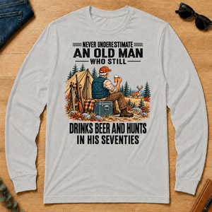 An Old Man Still Drinks Beer And Hunts In His 70s - ash - LST2D-Ash