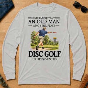 An Old Man Who Still Plays Disc Golf In His Seventies - ash - LST2D-Ash