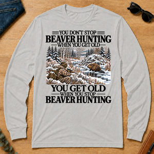 Don't Stop Beaver Hunting Snow - ash - LST2D-Ash