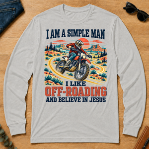 I Like Off-roading And Believe In Jesus - ash - LST2D-Ash