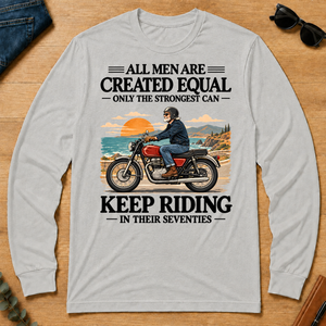 Only The Strongest Can Keep Riding In Their 70s - ash - LST2D-Ash