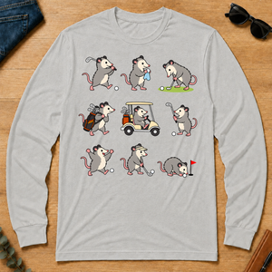 Funny Opossum Golf - ash - LST2D-Ash