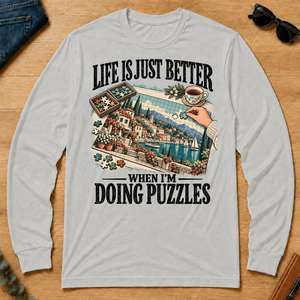 Life Is Just Better When I'm Doing Puzzles - ash - LST2D-Ash