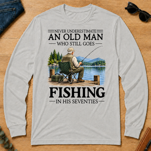 An Old Man Who Still Goes Fishing In His Seventies - ash - LST2D-Ash