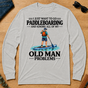 I Just Want To Go paddleboarding - ash - LST2D-Ash
