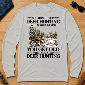 Don't Stop Deer Hunting Snow - ash - LST2D-Ash