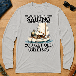 Don't Stop Sailing Vintage Ar - ash - LST2D-Ash