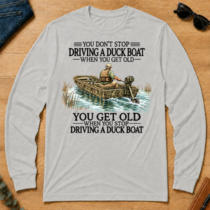 Don't Stop Driving Duck Boat - ash - LST2D-Ash
