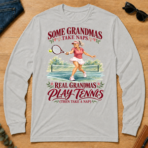 Real Grandmas Play Tennis - ash - LST2D-Ash