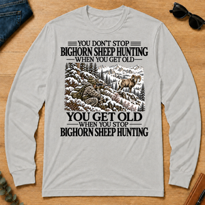 Don't Stop Bighorn Sheep Hunting Snow - ash - LST2D-Ash