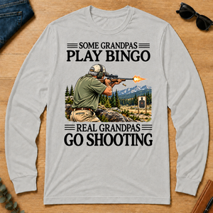 Some Grandpas Play Bingo Real Grandpas Go Shooting - ash - LST2D-Ash