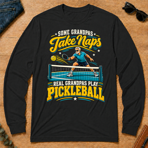 Grandpas Play Pickleball - black - LST2D-Black