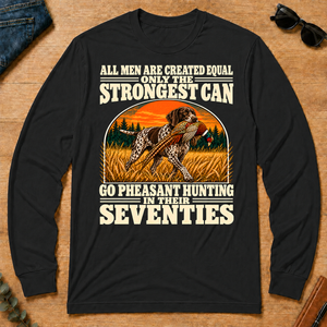 Pheasant Hunting Seventies Vintage - black - LST2D-Black