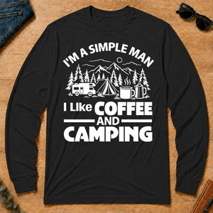 I Like Coffee And Camping - black - LST2D-Black