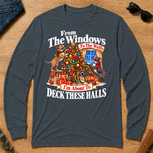 From the Windows to the Walls American Pit Bull Terrier - dark-heather - LST2D-DarkHeather