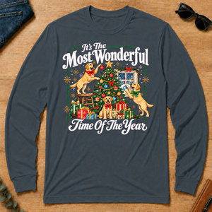Wonderful Christmas Labrador Retriever - dark-heather - LST2D-DarkHeather